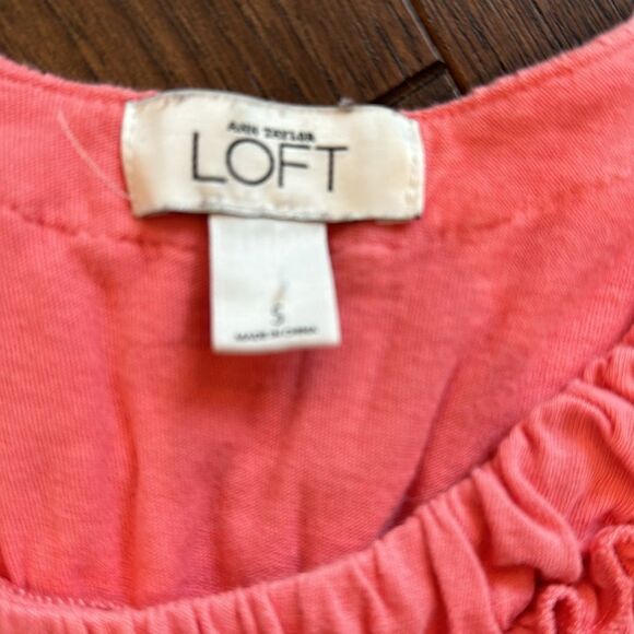 Ann Taylor Loft Pink Tank Top Size Small - Picture 4 of 5
